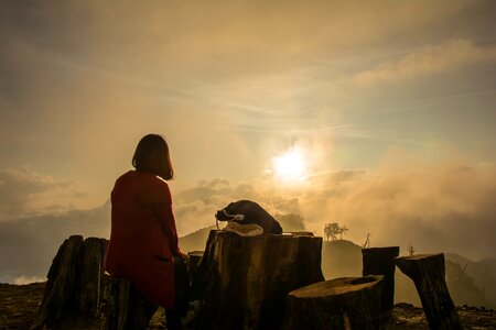 Nature landscape hiking photo