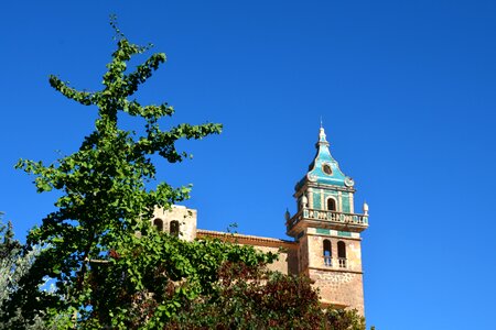 Towers building blue