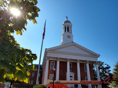 Flag small town photo