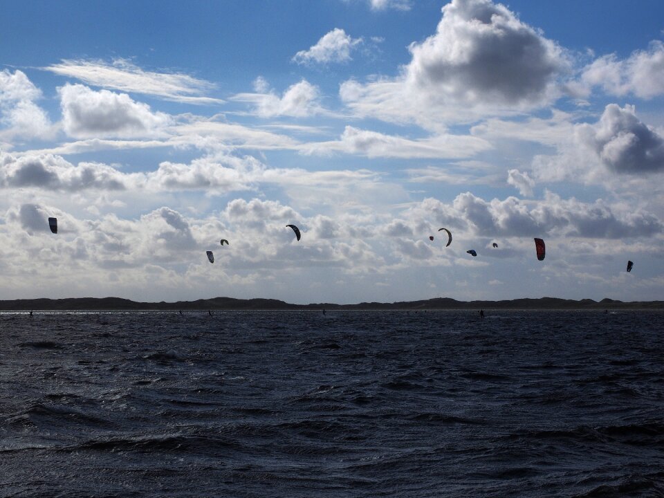 Steering kite sailing sporty sport