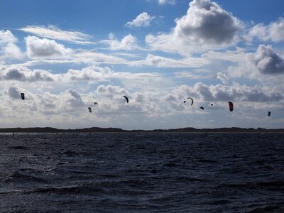 Steering kite sailing sporty sport photo