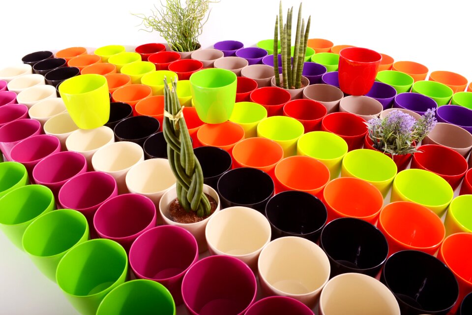 Colorful plastic round