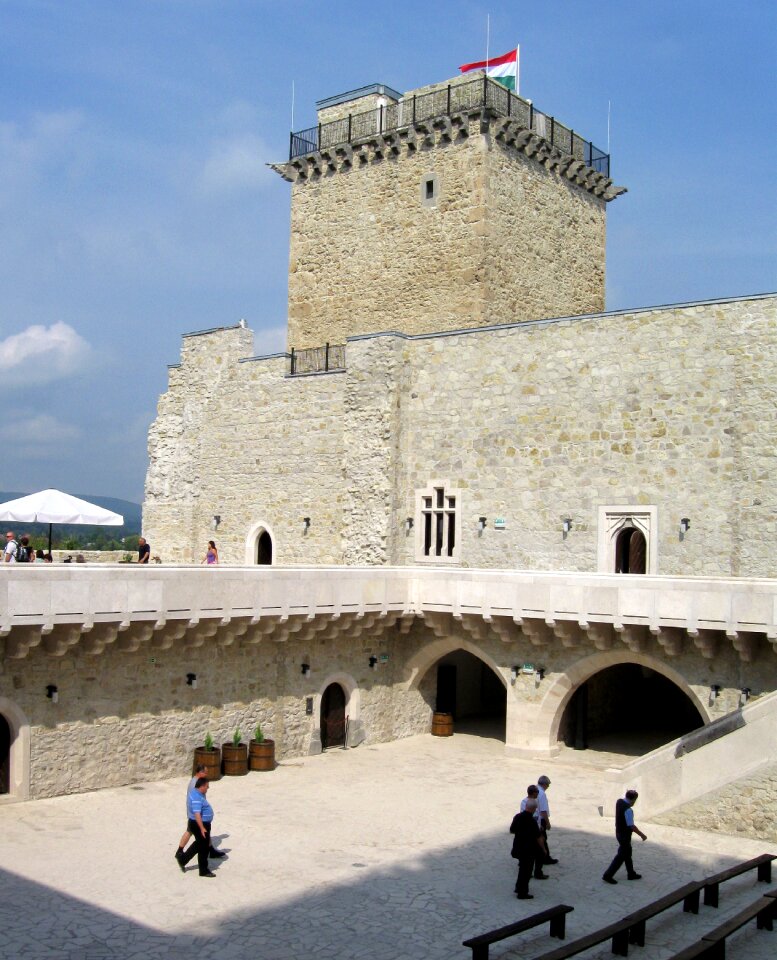 Tower monument flag