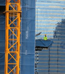 Worker lonely blue lonely