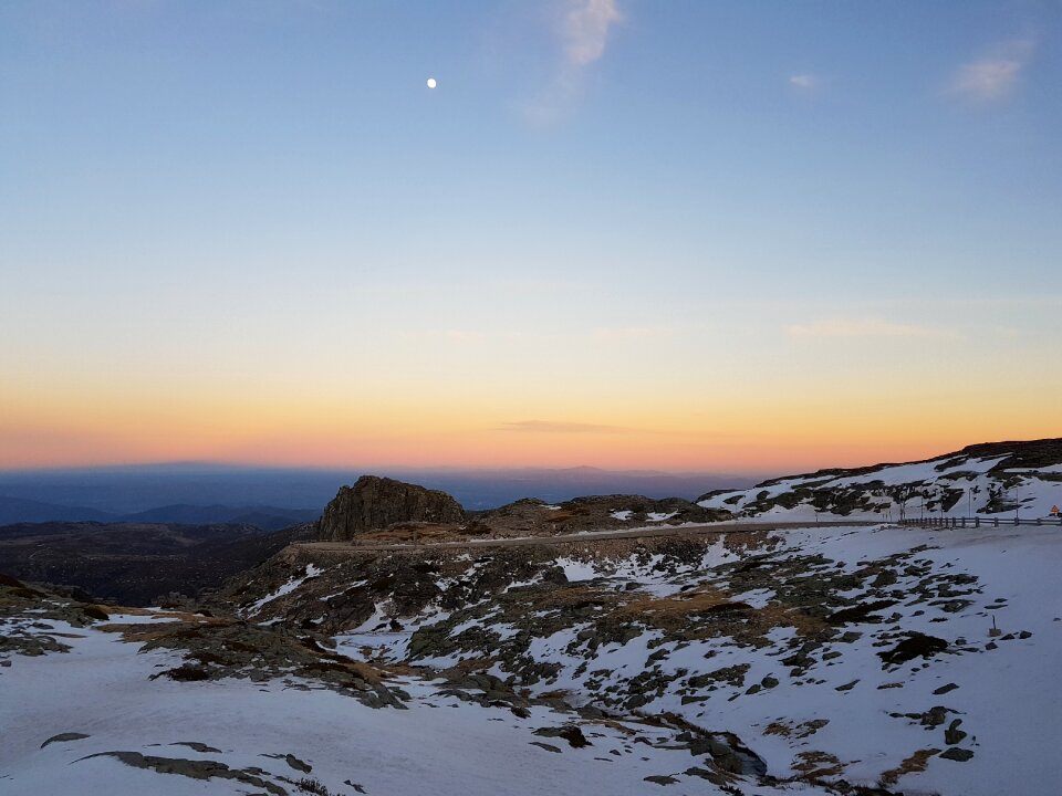 Landscape mountain winter