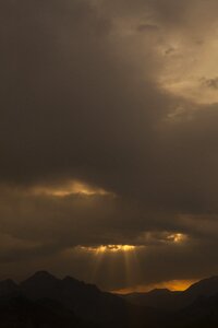 Solar landscape clouds photo