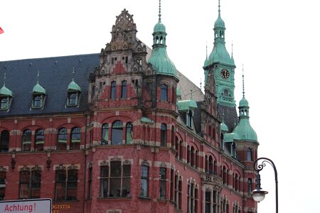 Old speicherstadt building kontorhaus