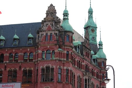 Old speicherstadt building kontorhaus photo