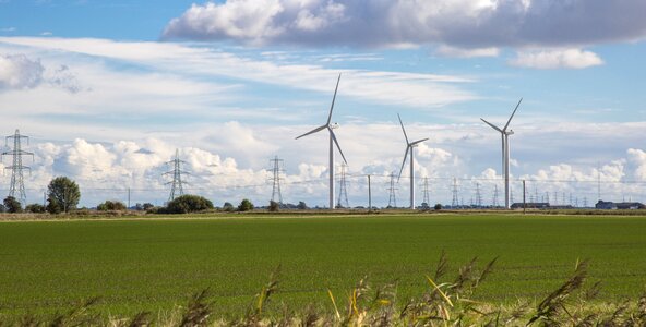 Wind power energy photo