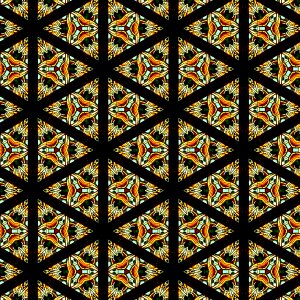 Seamless stained glass window texture
