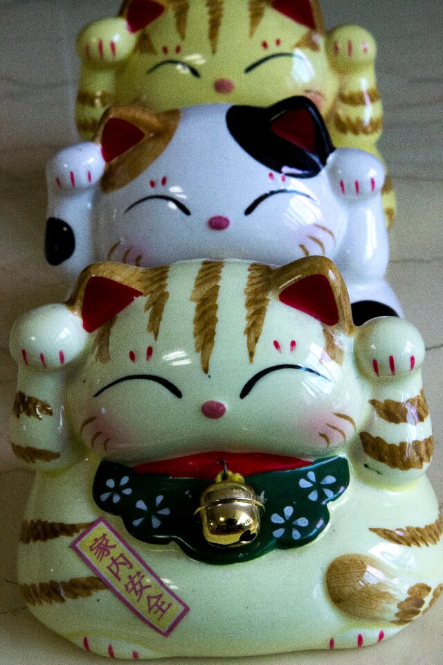 Porcelain porcelain doll piggy bank