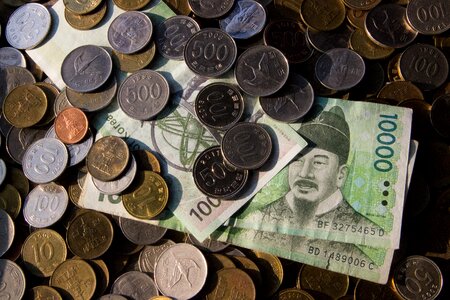 Money korea money currency