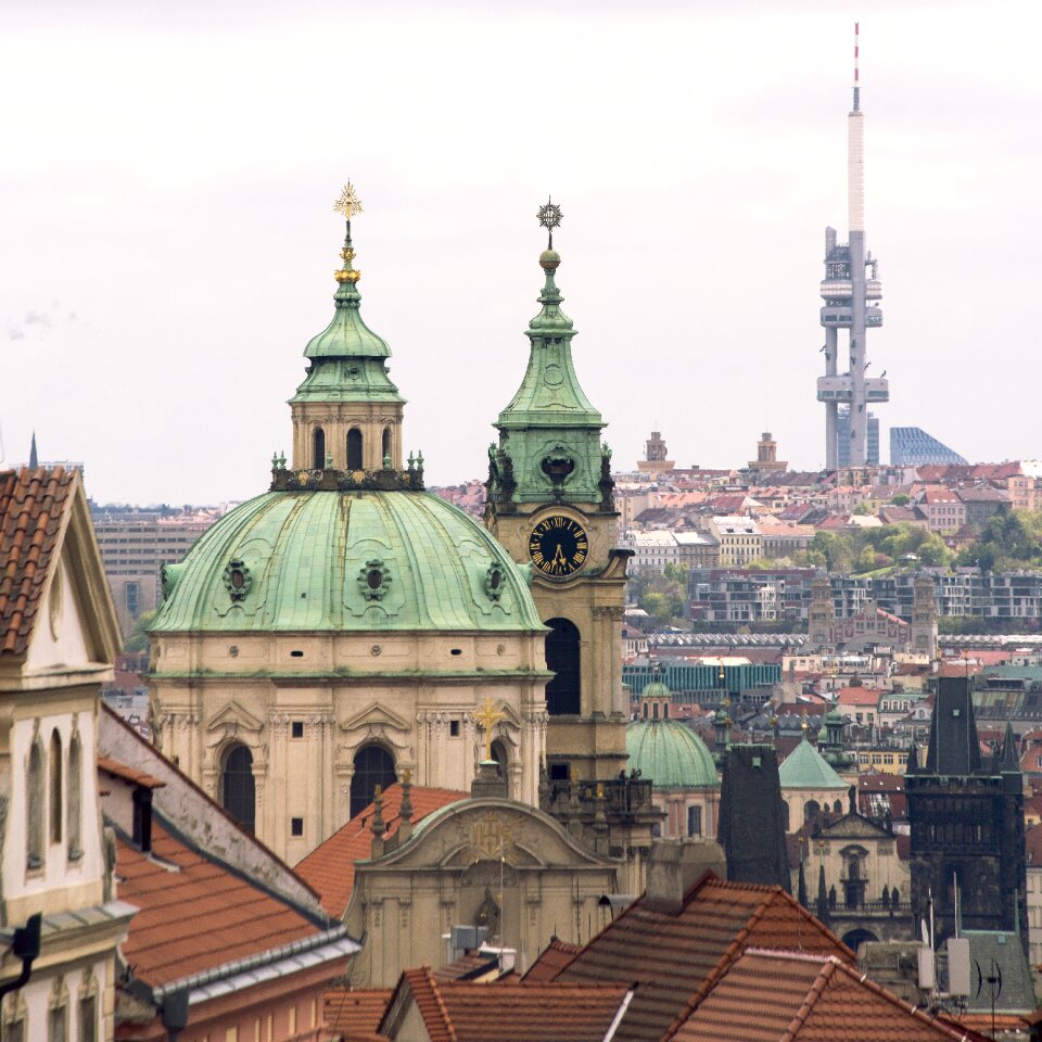 Praha historically architecture