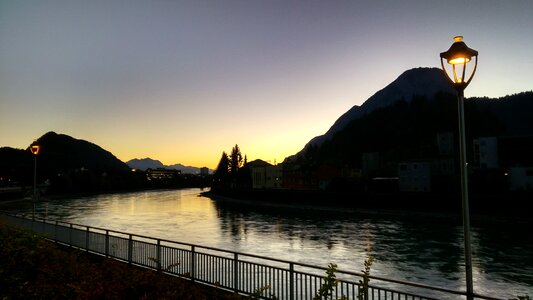 Romantic evening sky