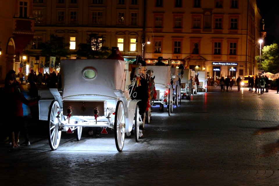 Tourism the old town carriages