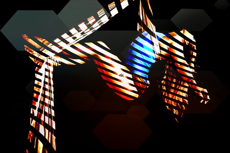Flight gravitation pop art
