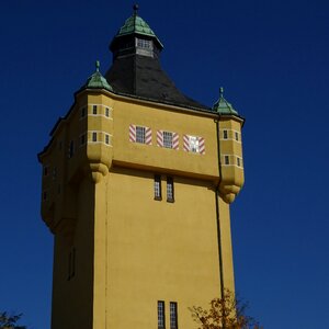 Architecture old water tower water supply photo