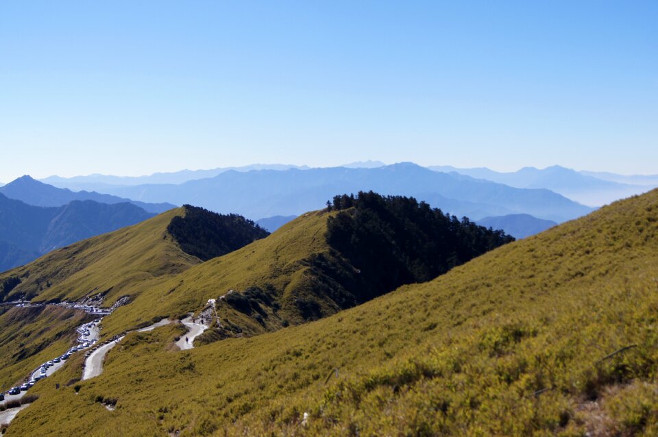 Mountains taiwan blue day