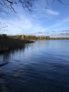 October sun blue