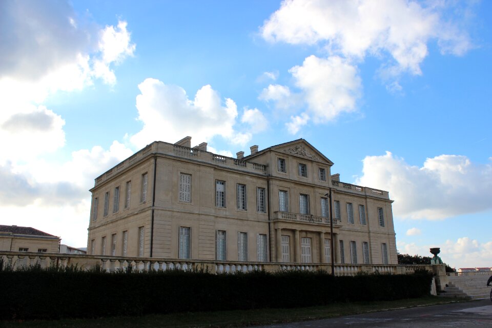 Castle facade monument