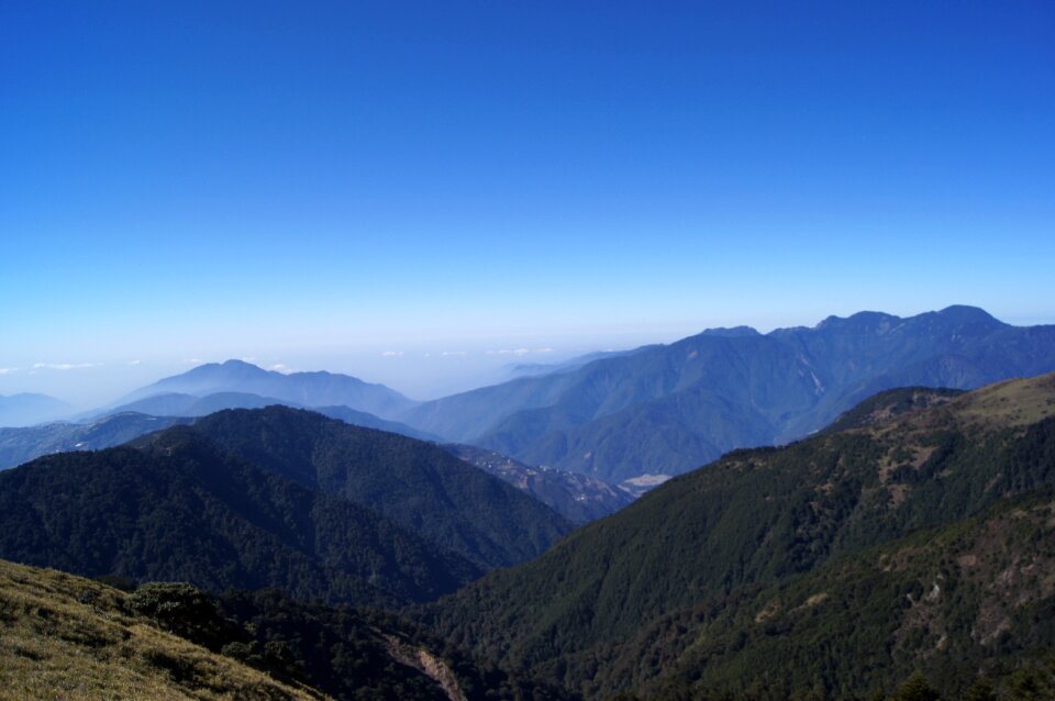 Mountains taiwan blue day