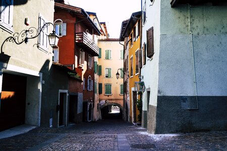 Garda alley historic old town photo