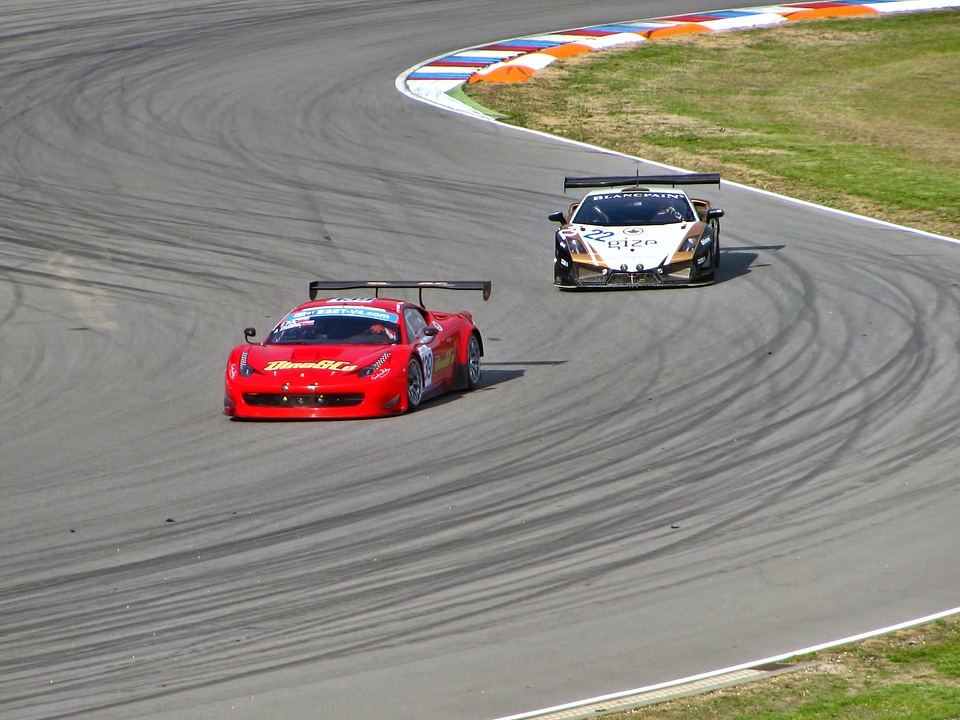 Sports automobiles driving