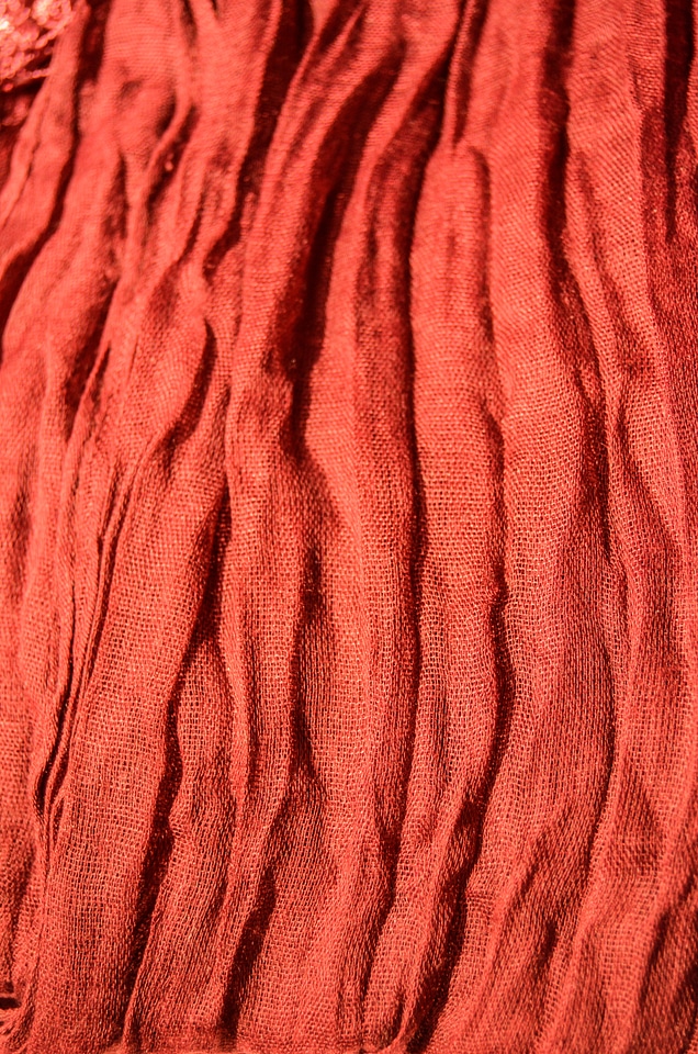 The background red color