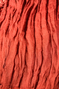 The background red color