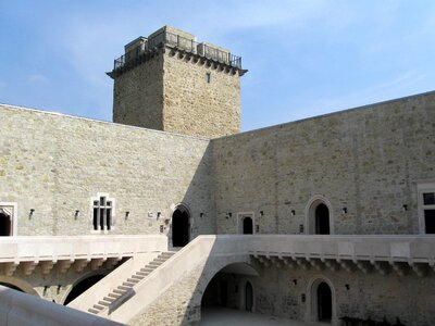 Castle tower arcade