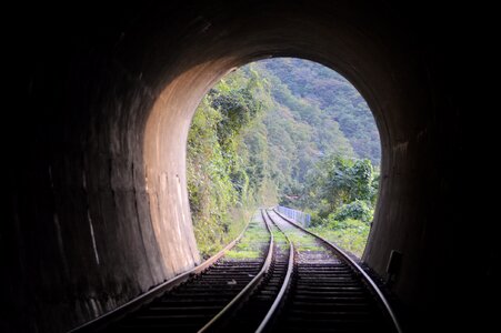Track cave background
