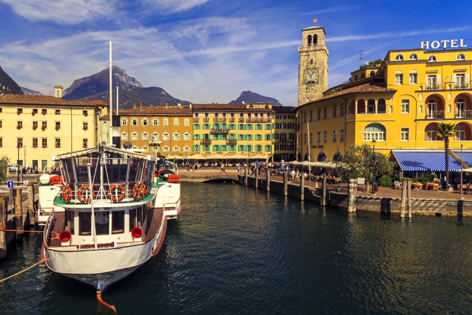 Italy port lakeside