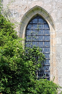 Leaded glass old metal