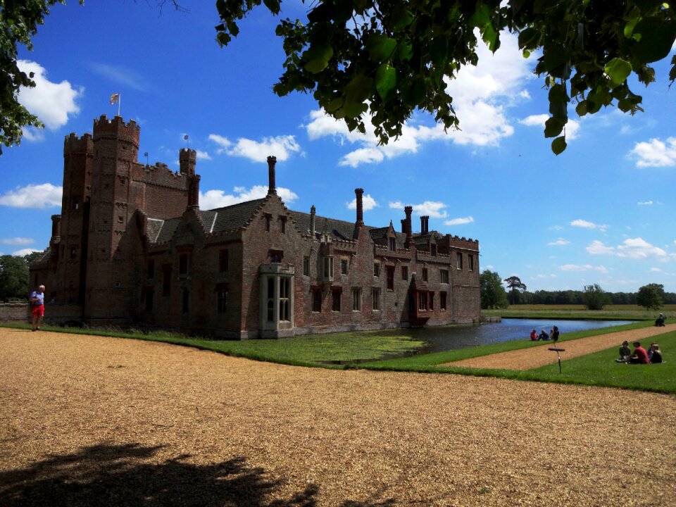 Moat castle turrets photo