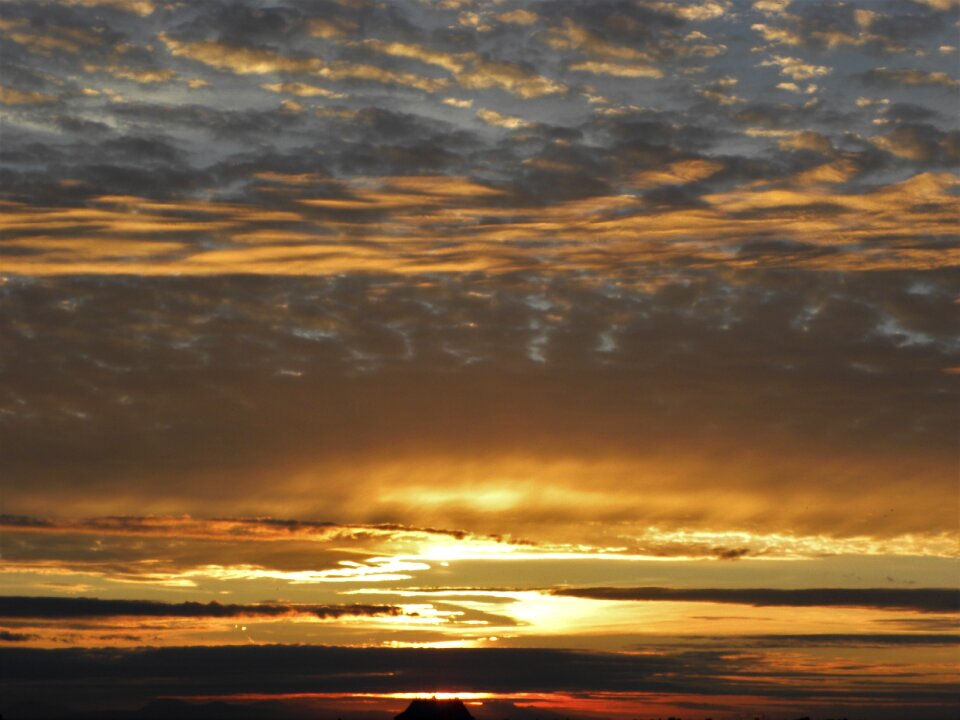 Evening colorful dramatic