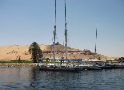 Nile water desert