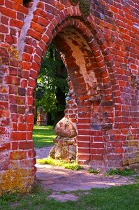 Greifswald monastery ruins background