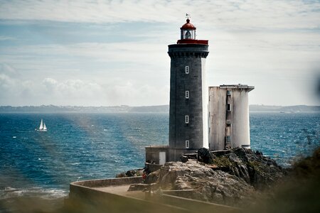 Brittany lighthouse brittany coast photo
