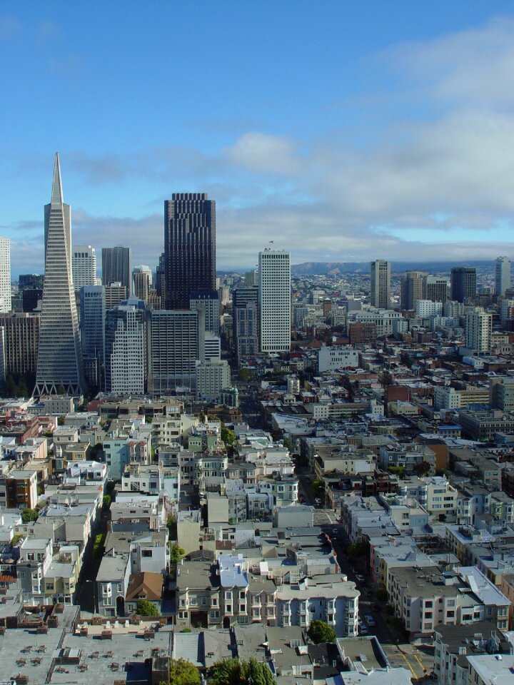 Downtown tower skyscrapers