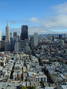 Downtown tower skyscrapers