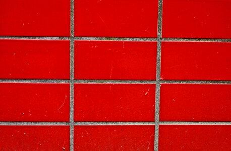 Stone red brick wall pattern photo