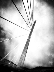 Surreal artfully bridge photo