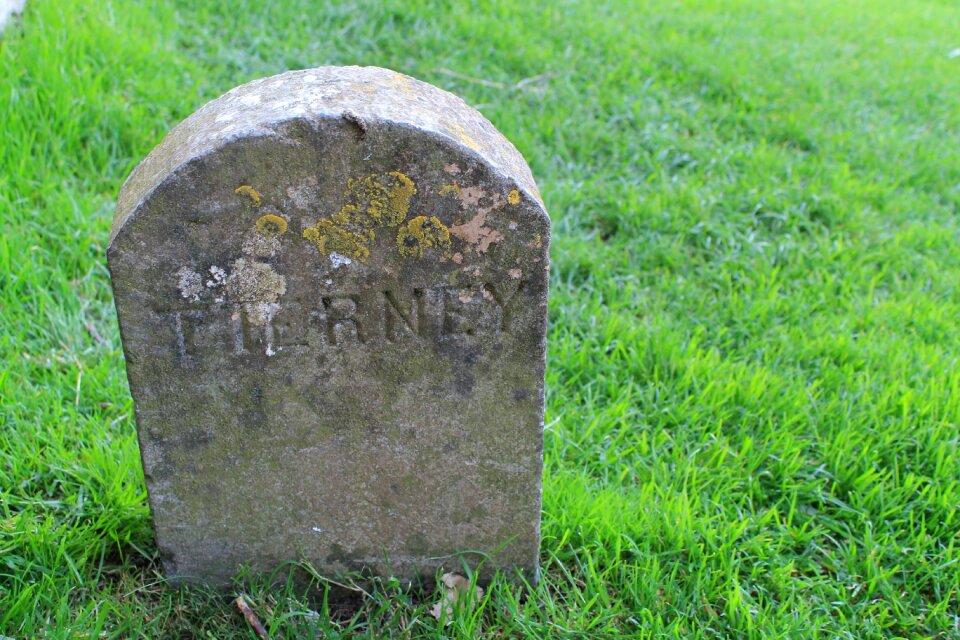 Tombstone graveyard photo