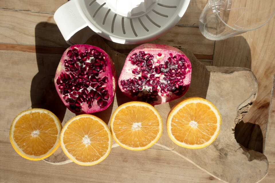 Fruit sliced delicious