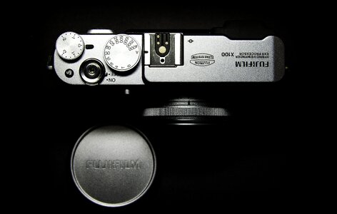 X100 film next to the shaft
