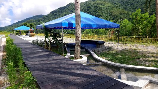 Spa landscape garland