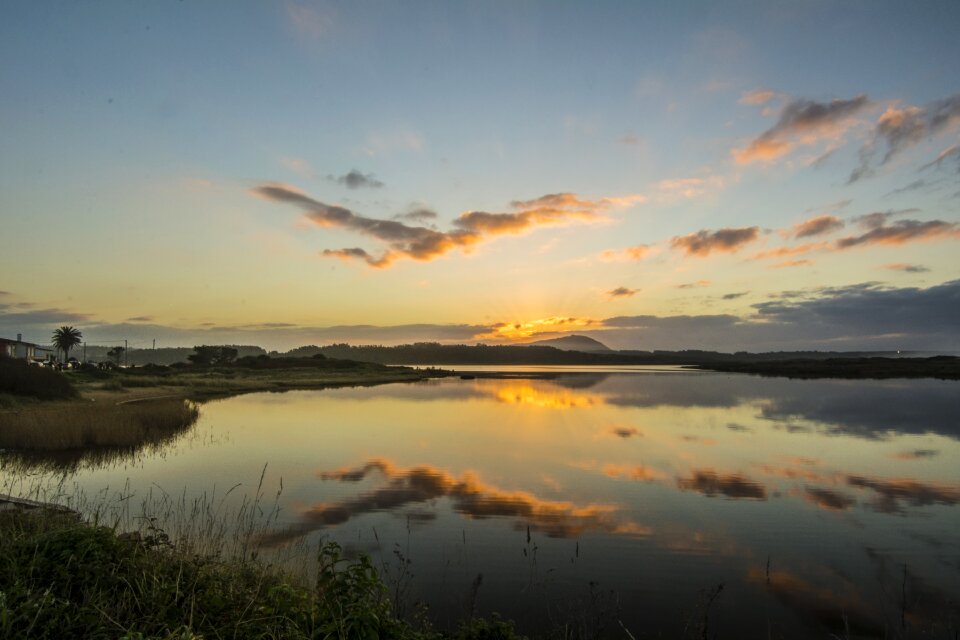 Sunset holiday nature