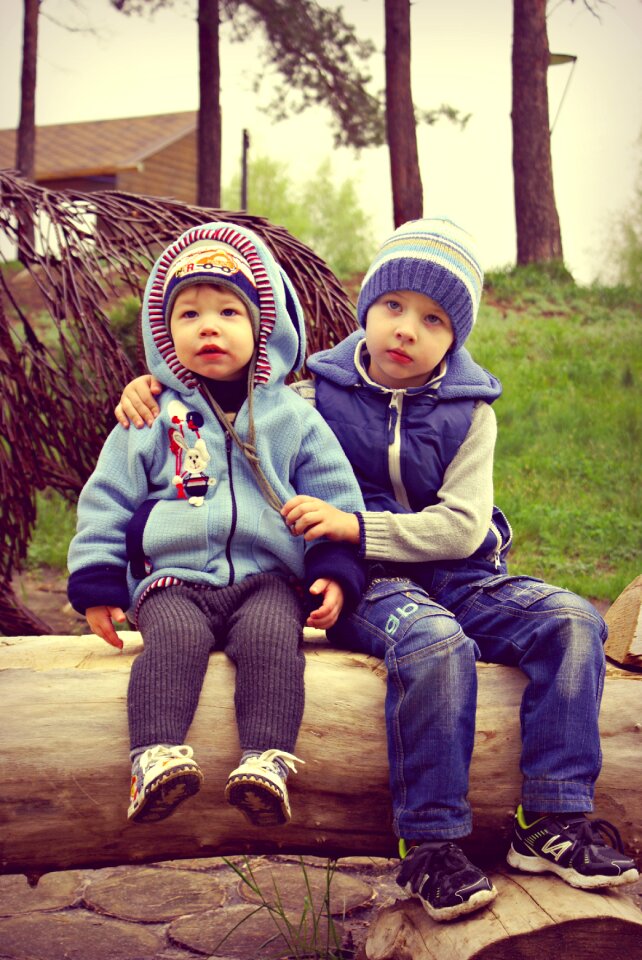 Closeup childhood portrait