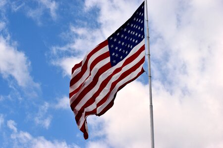 Flag american national photo