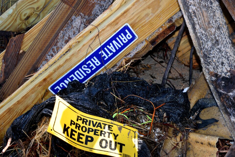 Destruction damage waste